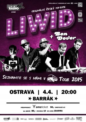 Seznamte se s námi v buse tour 2015 LIWID, BEN DOVER, RAYNE